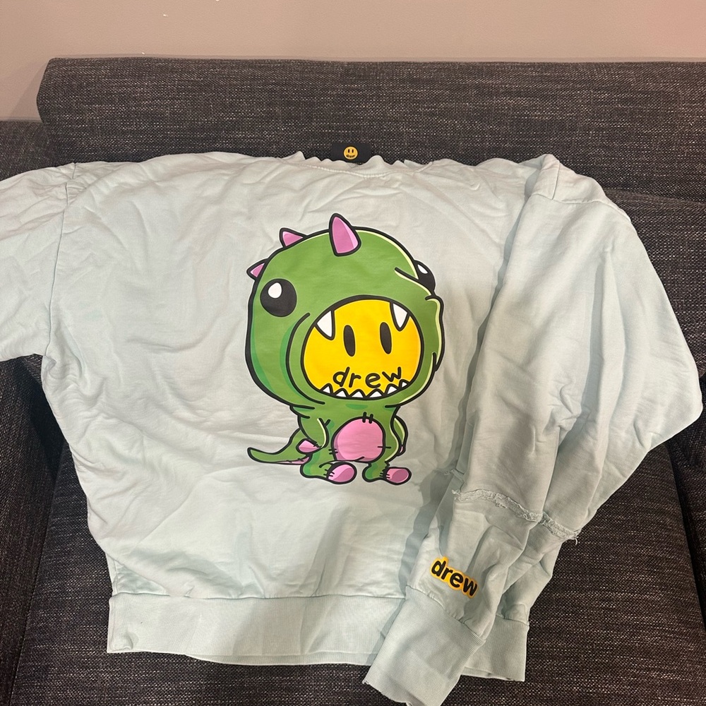 Drew House Green Dinosaur crewneck